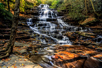 Minnehaha Waterfall in Tallulah Gorge, Ga